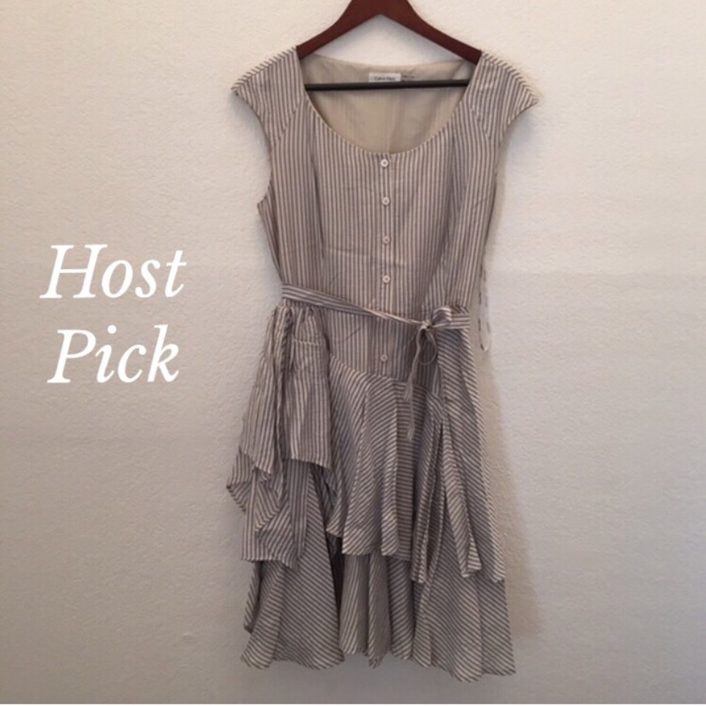 Calvin Klein stripe dress